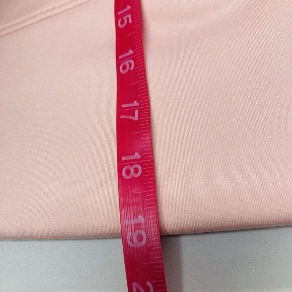 LASLULU Women's Size Small Pink 1/2 Zip Pocketed Cropped Hoodie - Picture 11 of 15